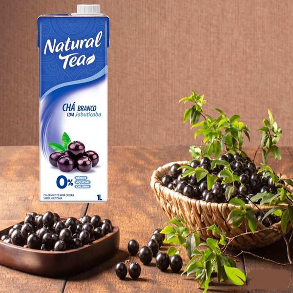 Imagem de Chá Branco Sabor Jabuticaba Natural Tea 1L