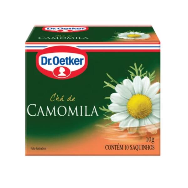 Imagem de Chá camomila dr oetker sachê 10g c/ 15 unidades