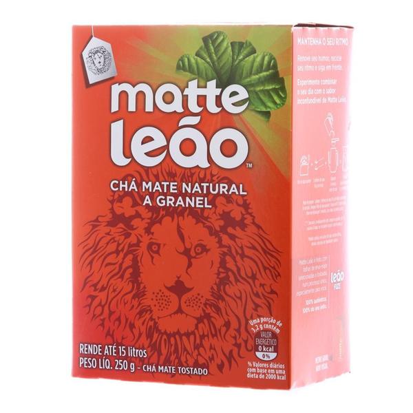 Chá com 250g Matte Leão Imagem de Chá com 250g Matte Leão