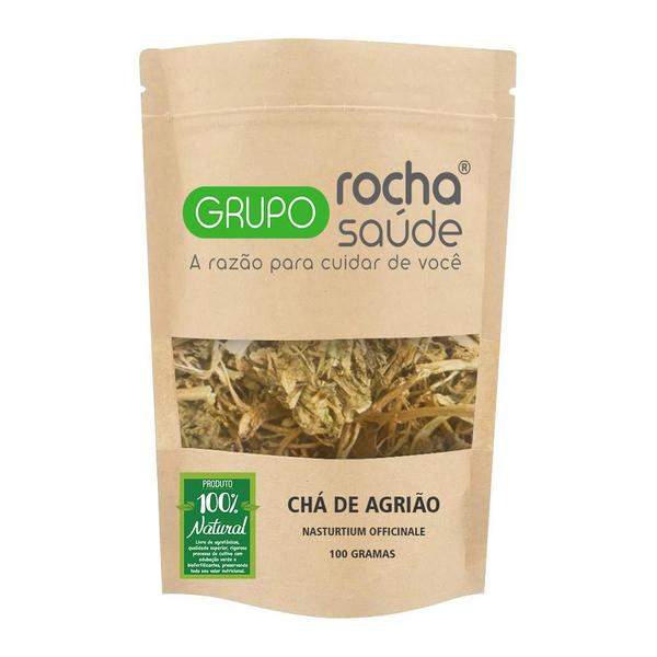 Chá De Agrião - Naturtium Officinale - 100G - Grupo Rocha Saúde Imagem de Chá De Agrião - Naturtium Officinale - 100G