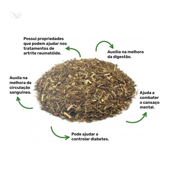 Cha de Alecrim do Campo - Baccharis Dracunculifolia - 100g - Rocha Saúde Imagem de Cha de Alecrim do Campo - Baccharis Dracunculifolia - 100g