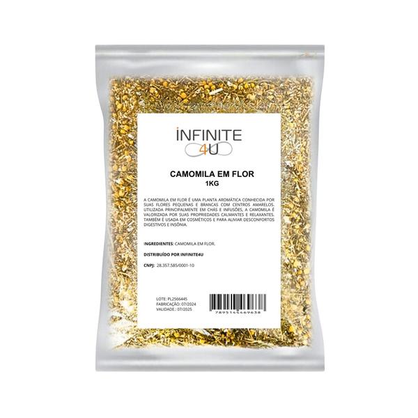 Imagem de Chá De Camomila Flor Natural Premium 500g INFINITE4U