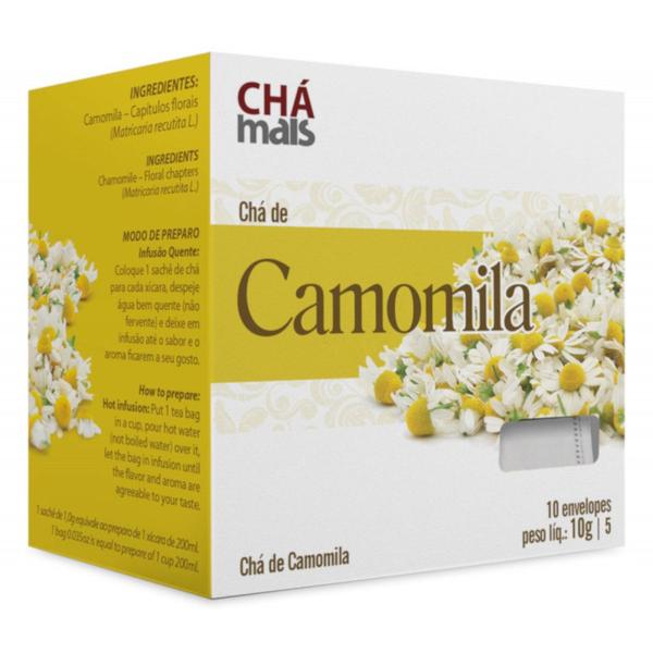 Imagem de Chá de Camomila Natural Cx10 Sachês 1g