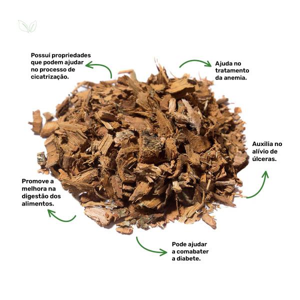 Chá de Carvalho - Querci Ilecis Lignum - 50g - Grupo Rocha Saúde Imagem de Chá de Carvalho - Querci Ilecis Lignum - 50g