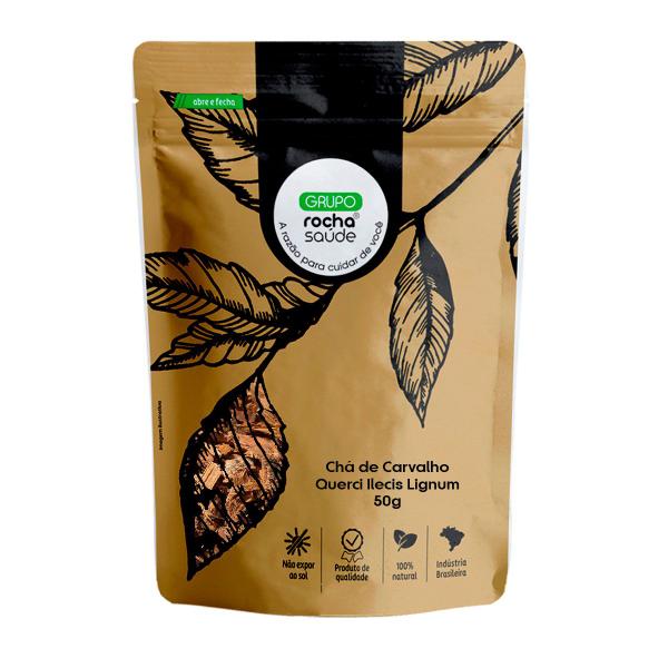 Chá de Carvalho - Querci Ilecis Lignum - 50g - Grupo Rocha Saúde Imagem de Chá de Carvalho - Querci Ilecis Lignum - 50g