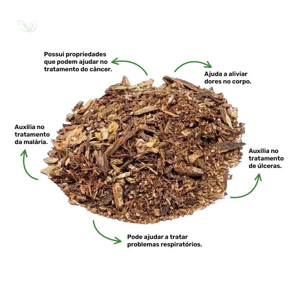 Chá de Casca dAnta - Drimys Winteri Forst - 100g - Rocha Saúde Imagem de Chá de Casca dAnta - Drimys Winteri Forst - 100g