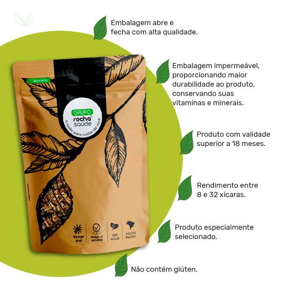Chá de Catingueira - Caesalpinia Pyramidalis - 100g - Rocha Saúde Imagem de Chá de Catingueira - Caesalpinia Pyramidalis - 100g