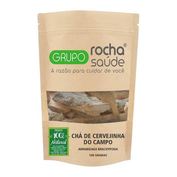 Chá De Cervejinha Do Campo - Arrabidaea Brachypoda - 100G - Rocha Saùde Imagem de Chá De Cervejinha Do Campo - Arrabidaea Brachypoda - 100G