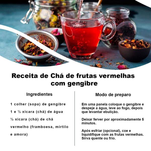 Chá De Folha De Framboesa Vermelha - 100G - Rocha Saùde Imagem de Chá De Folha De Framboesa Vermelha - 100G