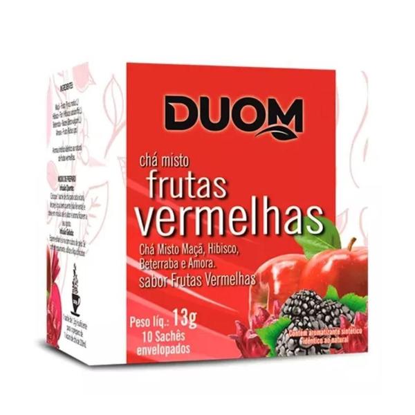 Imagem de Cha de Frutas Vermelhas 10 Saches Duom