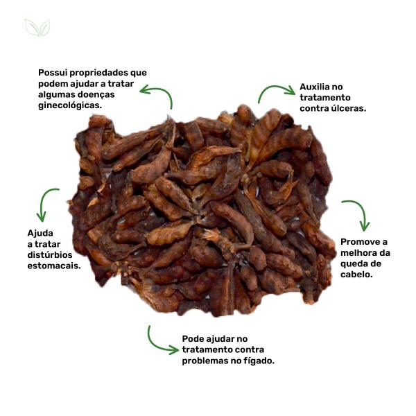 Chá de Pimenta de Macaco - Xylopia Aromatica - 100g - Grupo Rocha Saúde Imagem de Chá de Pimenta de Macaco - Xylopia Aromatica - 100g