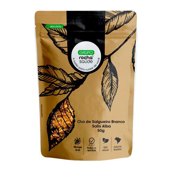 Chá de Salgueiro Branco Salix Alba 50g - Grupo Rocha Saúde Imagem de Chá de Salgueiro Branco Salix Alba 50g