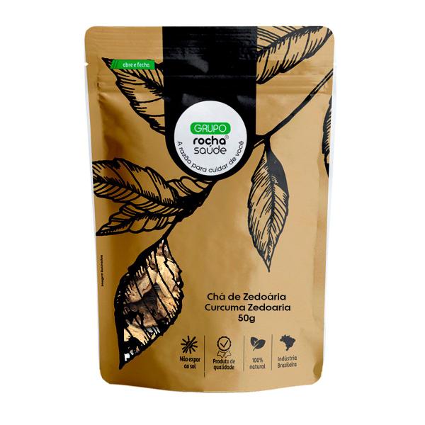 Chá de Zedoária - Curcuma Zedoaria - 50g - Rocha Saúde Imagem de Chá de Zedoária - Curcuma Zedoaria - 50g