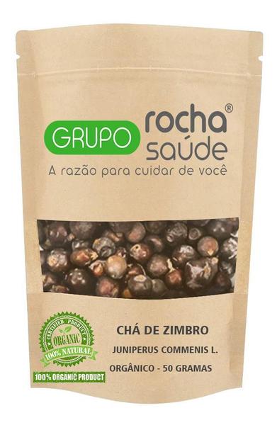 Chá De Zimbro 50 Gramas - Grupo Rocha Saúde Imagem de Chá De Zimbro 50 Gramas