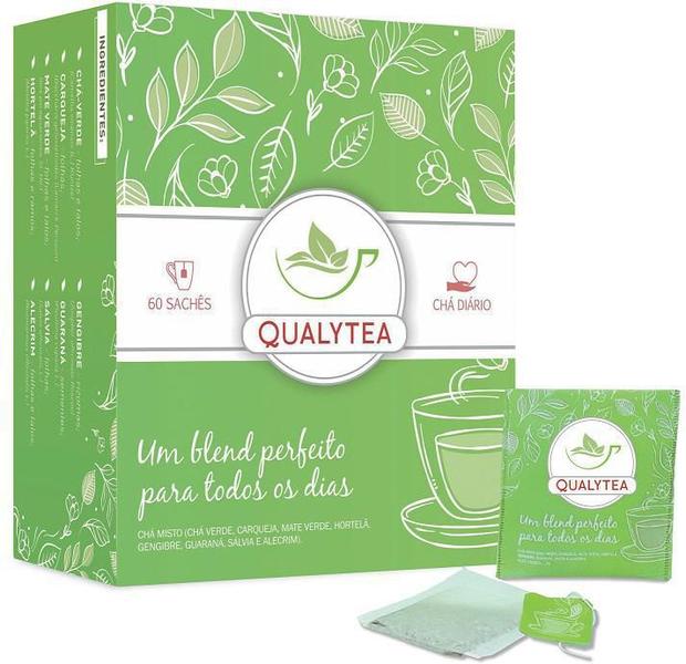 Imagem de Chá Diário Qualy Tea, Chá Misto - Contém 60 Sachês