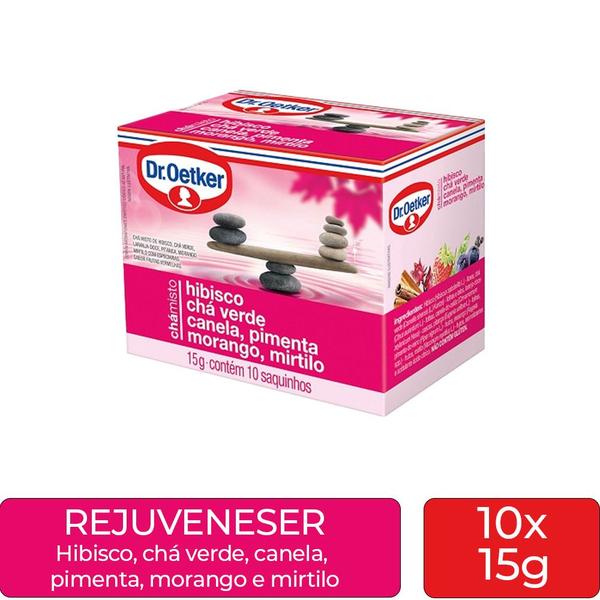 Imagem de Chá Dr. Oetker RejuveneSer Kit 10 Caixas 10 saquinhos