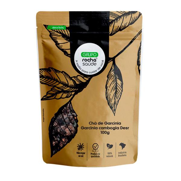 Chá Garcínia - Garcinia cambogia Desr - 100g - Rocha Saúde Imagem de Chá Garcínia - Garcinia cambogia Desr - 100g