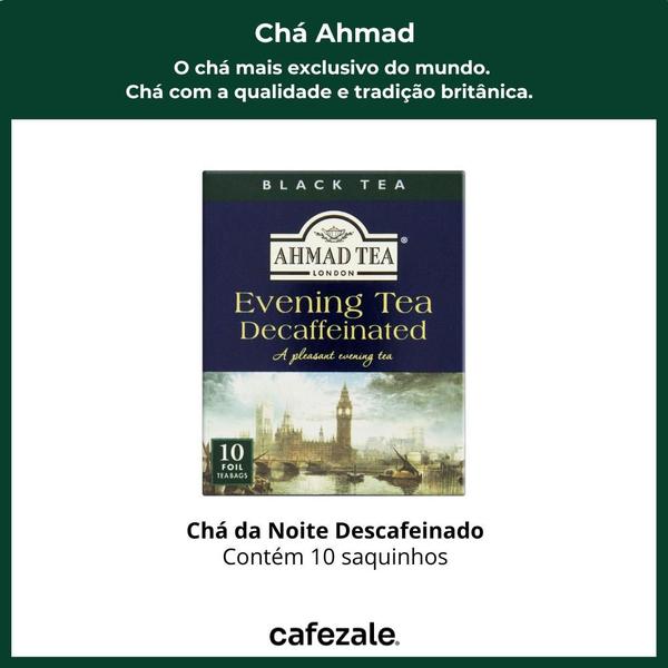 Imagem de Chá Inglês Ahmad Tea, Chá Noite Descafeinado, 10 saquinhos