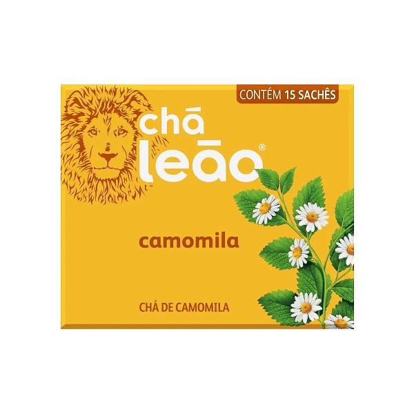 Chá Leão Camomila Em Sachê 15g 15 S Kit 3 - Matte Leão Imagem de Chá Leão Camomila Em Sachê 15g 15 S Kit 3