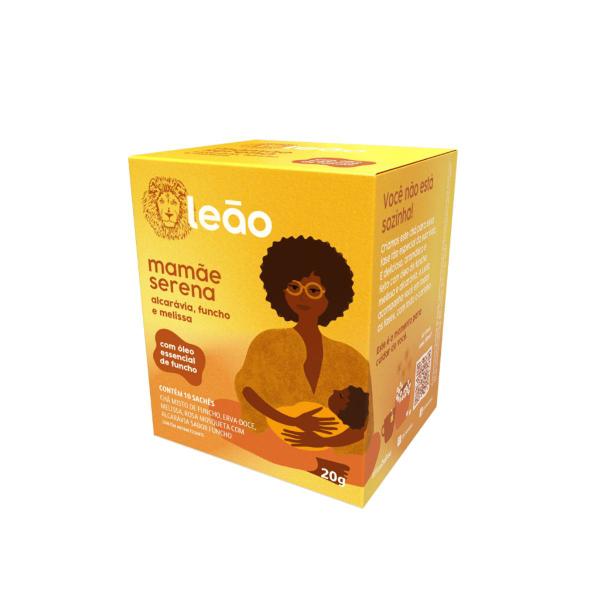 Chá Leão Mamãe Serena Alcarávia, Funcho e Melissa 10 S kit 5 - Matte Leão Imagem de Chá Leão Mamãe Serena Alcarávia, Funcho e Melissa 10 S kit 5