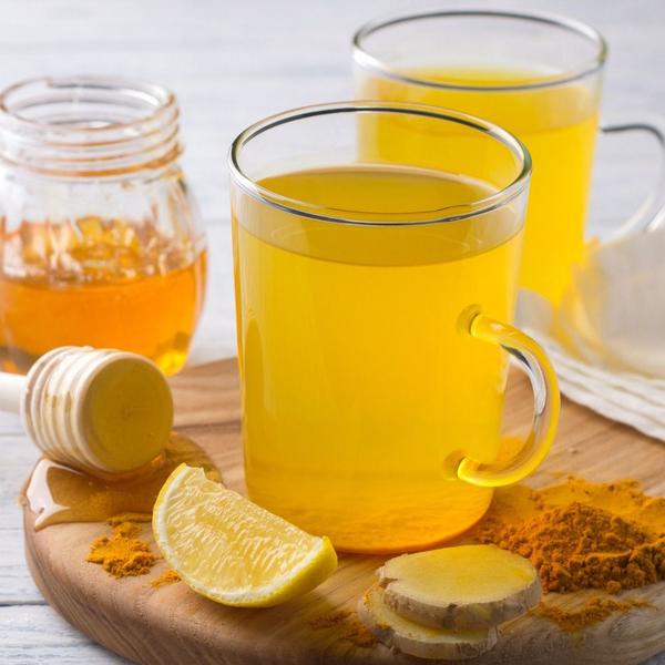 Chá Leão Mel Gengibre E Curcuma Kit 3 Imagem de Chá Leão Mel Gengibre E Curcuma Kit 3
