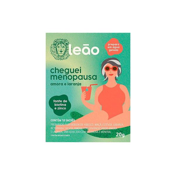 Imagem de Chá Matte Leão Cheguei Menopausa Amora E Laranja 10 S Kit 5