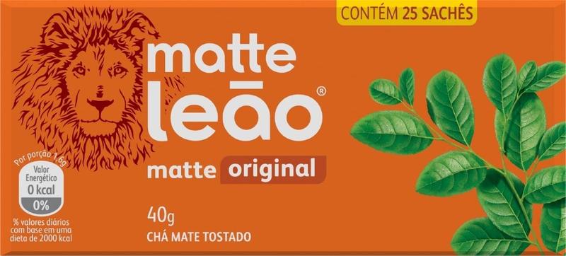 Imagem de Chá Matte Leão Mate Original Em Sachê 40 G 25 U