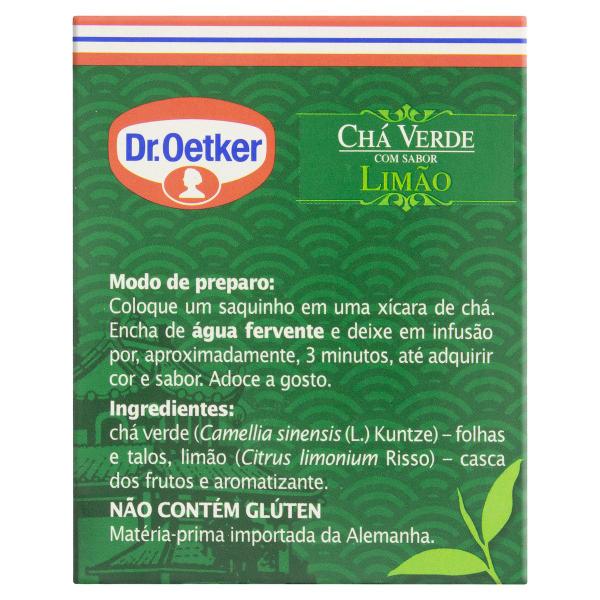 Imagem de Cha oetker verde limao 15g