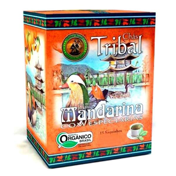 Chá Orgânico Misto De Mandarina Com Especiarias Tribal 22,5G - Tribal Brasil Imagem de Chá Orgânico Misto De Mandarina Com Especiarias Tribal 22,5G