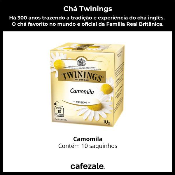 Imagem de Chá Twinings, Camomila, Caixa com 10 Saquinhos