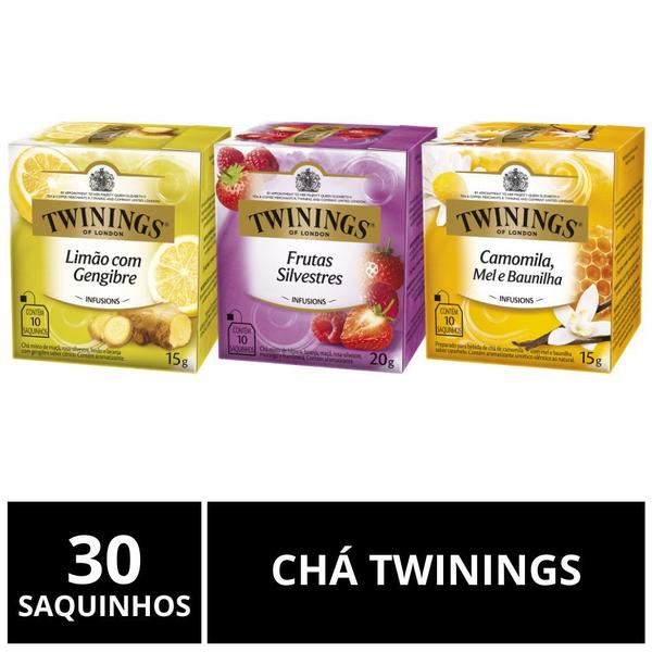 Chá Twinings Importado, 3 caixas com 10 saquinhos Imagem de Chá Twinings Importado, 3 caixas com 10 saquinhos