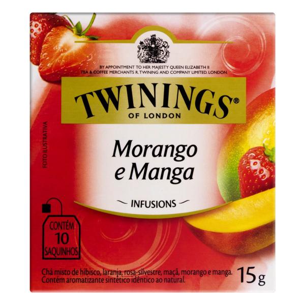 Imagem de Chá Twinings Morango e Manga 10 sachês