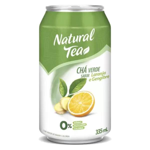 Imagem de Chá Verde Com Laranja E Gengibre Natural Tea 335Ml (6 Latas)