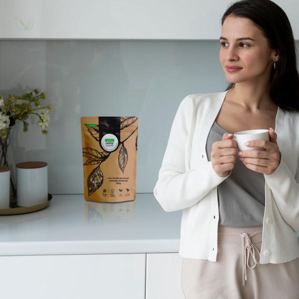 Chá Verde Nacional - Camellia Sinensis - 100g - Rocha Saúde Imagem de Chá Verde Nacional - Camellia Sinensis - 100g