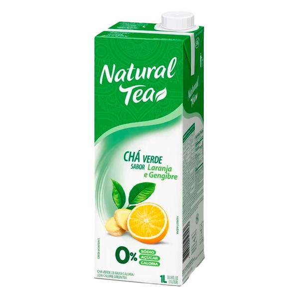 Imagem de Chá Verde Natural Tea Laranja e Gengibre 1l