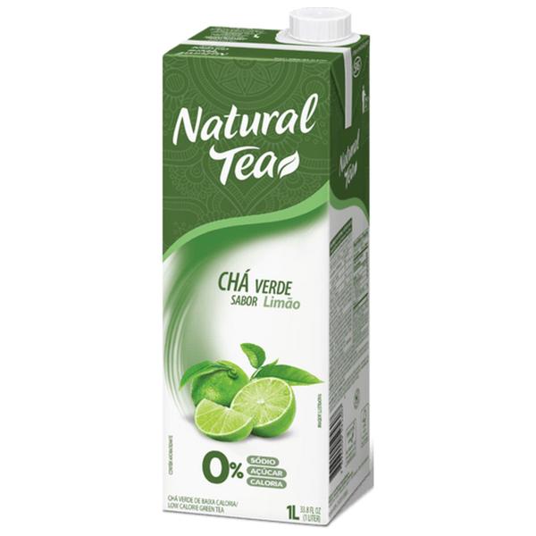 Imagem de Chá Verde Sabor Limão NATURAL TEA 1L (12 unidades)