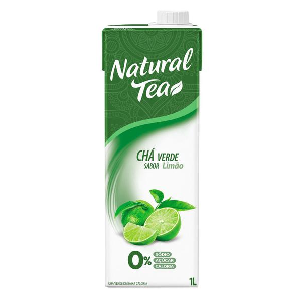 Imagem de Chá Verde Sabor Limão NATURAL TEA 1L (12 unidades)