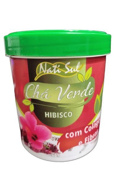 Imagem de Chá Verde Solúvel - Hibiscos - 250g - Com Colágeno