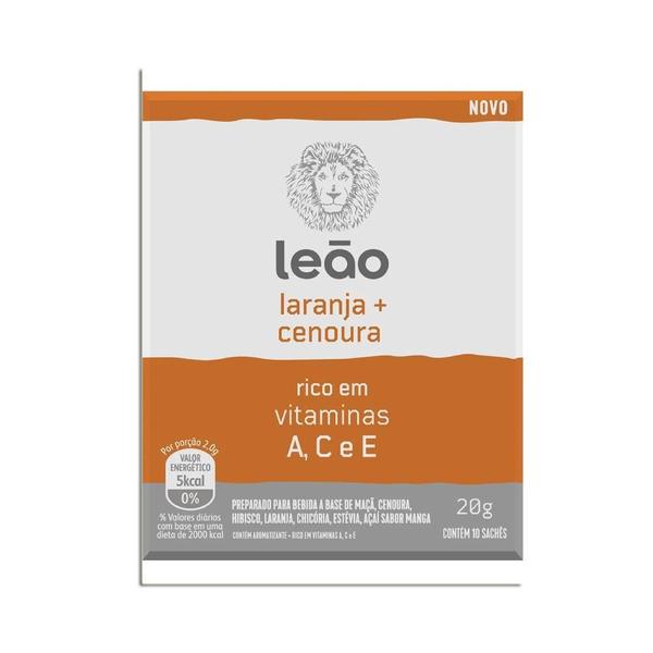 Imagem de Chá Vitamínico Laranja E Cenoura10 Unidades Kit 5