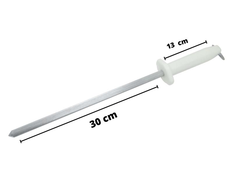 Imagem de Chaira Estriada em Aço Carbono Branco 5540-10 Mundial