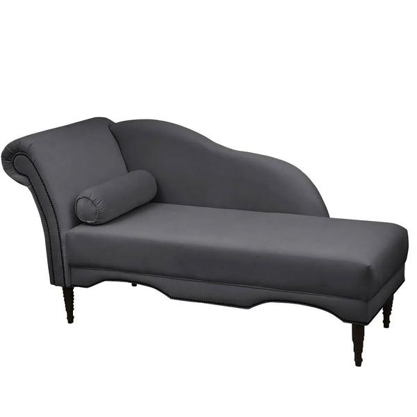 Imagem de Chaise Longue Divã Copenhagen em Madeira de Reflorestamento Veludo 160cm Star Confort