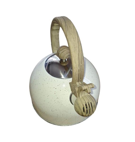 Chaleira aço inox indução com apito 2 litros mimo style Imagem de Chaleira aço inox indução com apito 2 litros mimo style