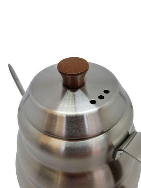 Imagem de Chaleira Barista Bico Fino Inox Madeira - Mimo Style