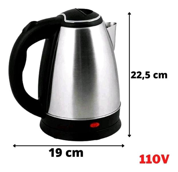 Imagem de Chaleira Bule Jarra Elétrica Inox 2l 110v 