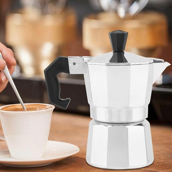 Imagem de Chaleira Cafeteira De Alumínio Tipo Italiana Premium Moka Café Expresso 12 Xícaras