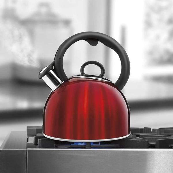 Imagem de Chaleira cuisinart aura em aço inox 2 litros vermelho ctk-s17mr