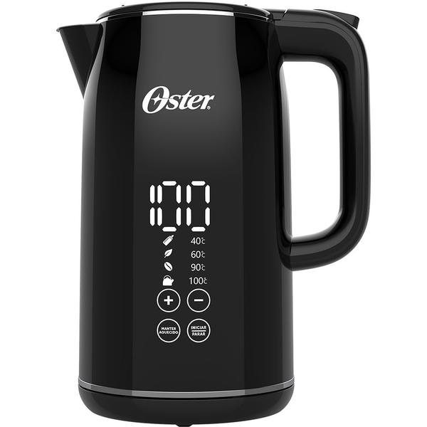 Chaleira Digital Oster Black 1,7L com Controle de Temperatura Chaleira Digital Oster Black 1,7L com Controle de Temperatura