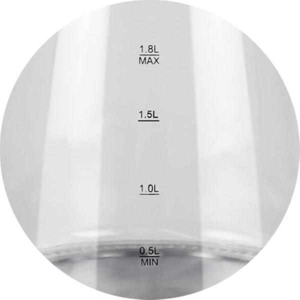 Imagem de Chaleira Elétrica BCH11 Glass Britânia Capacidade 1,8L Desligamento Automático 127V