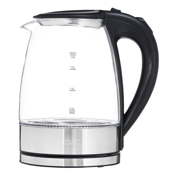 Imagem de Chaleira elétrica COOK WITH COLOR Glass 1.8L Rapid Boil Black