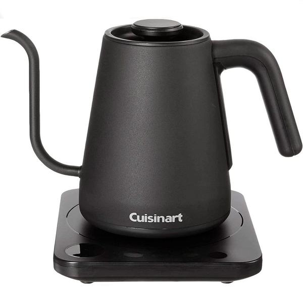 Chaleira Eletrica Cuisinart GK-1 Gooseneck 1L 1200W Preto Inox 110V Imagem de Chaleira Eletrica Cuisinart GK-1 Gooseneck 1L 1200W Preto Inox 110V